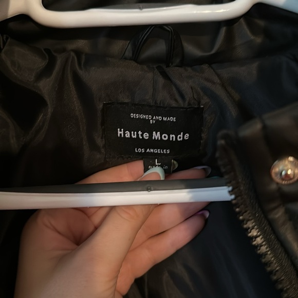 HAUTE MONDE | Mock Neck Quilted Jacket Black - Picture 13 of 16